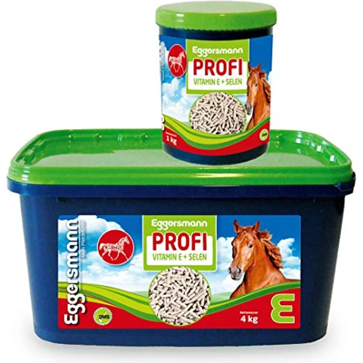 Eggersmann Profi Muskel Fit (Vitamin E + Selen), Ergänzungsfuttermittel für Pferde zur Unterstützung der Muskulatur, 4 kg Eimer – Bild 2
