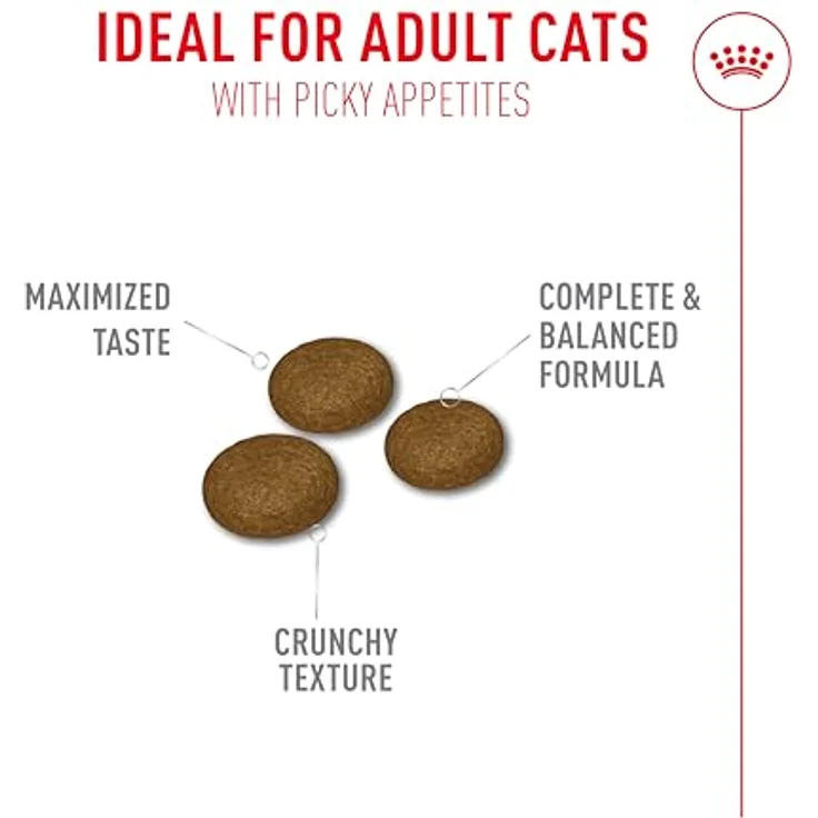 ROYAL CANIN Fussy Exigent, 2 kg Alleinfuttermittel für ausgewachsene wählerische Katzen, proteinreich mit spezieller Krokettenform und drei Aromenprofilen – Bild 4