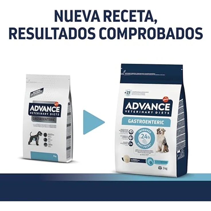 Affinity Advance Veterinary Diets Gastroenteric, Trockenfutter für Hunde mit gastrointestinalen Störungen, 3 kg - mit Immunglobulinen, Kokosöl und Präbiotika – Bild 2