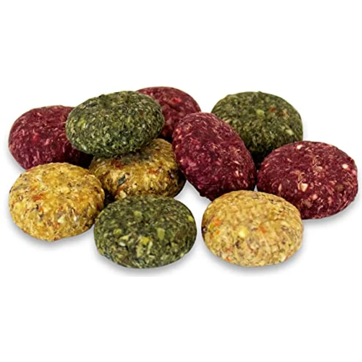 JR FARM Grainless VeggieTos Mix 25 g, getreidefreie Belohnungs-Drops mit Heilkräutern und Gemüse, made in Germany – Bild 3