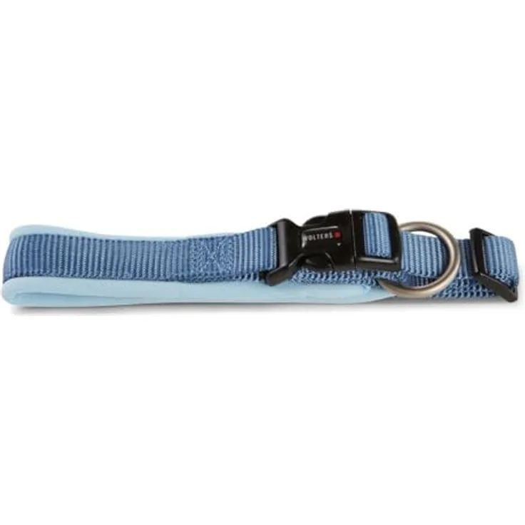 Wolters Professional Comfort Halsband, Hundehalsband in Riverside Blue/Sky Blue, Größe 45-50 cm x 30 mm
