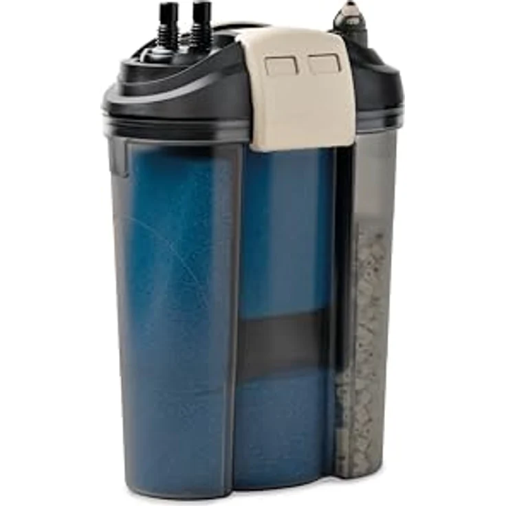 Eden 94089 FET 300 Außenfilter, Aquarienfilter mit 300 W Regelheizer für Aquarien bis 300 Liter, vibrationsarm und nahezu geräuschlos – Bild 1