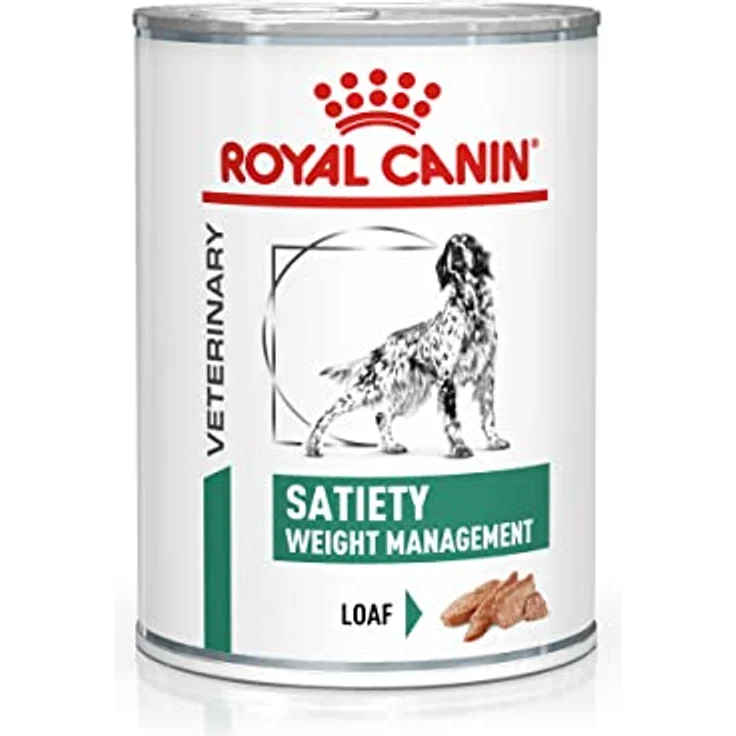 Royal Canin Veterinary Satiety Weight Management, Diätalleinfuttermittel für adulte Hunde, 12 x 410 g, Unterstützung der Gewichtsreduktion und Erhalt gesunder Muskelmasse – Bild 1