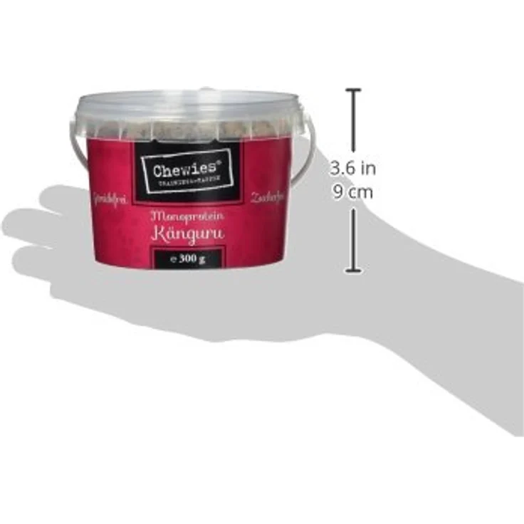 Chewies Trainings-Happen Monoprotein-Snack 300g Känguru, getreidefreier Belohnungssnack für ernährungssensible Hunde, soft und ideal für Training – Bild 5