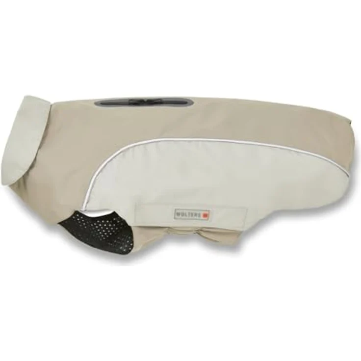 Wolters Easy Rain Regenjacke, Hundebekleidung für Hunde, Größe 80 cm, Farbe Taupe