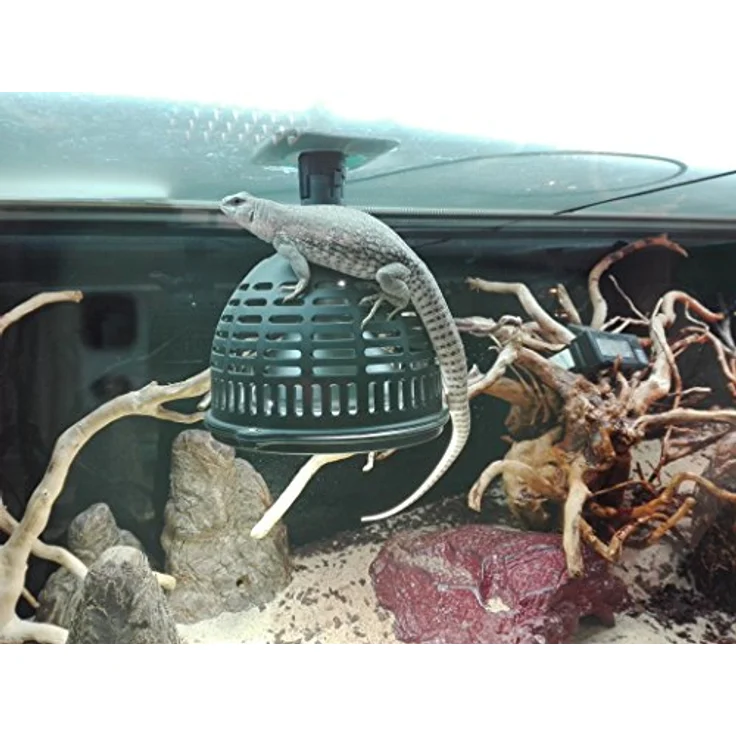 JBL Lampenschirm TempProtect II Light L, Hitzebeständiger Reptilien-Verbrennungsschutz aus Spezialkunststoff, schwarz – Bild 5