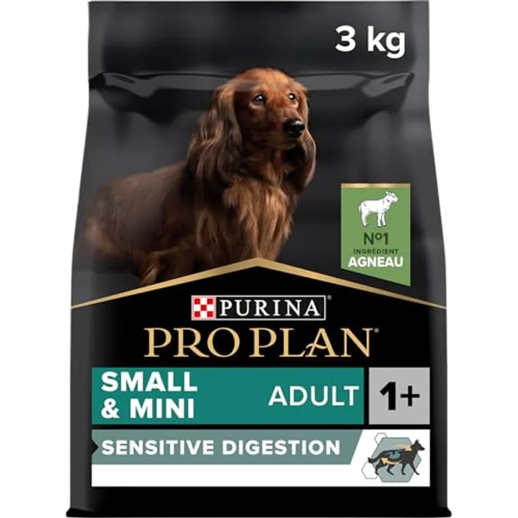 Pro Plan Adult Small & Mini Sensitive Digestion, Hundefutter für ausgewachsene Hunde kleiner Rassen, 3 kg