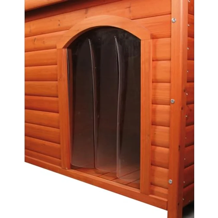 Trixie natura Kunststofftür für Hundehütte 32 × 43 cm – Bild 3