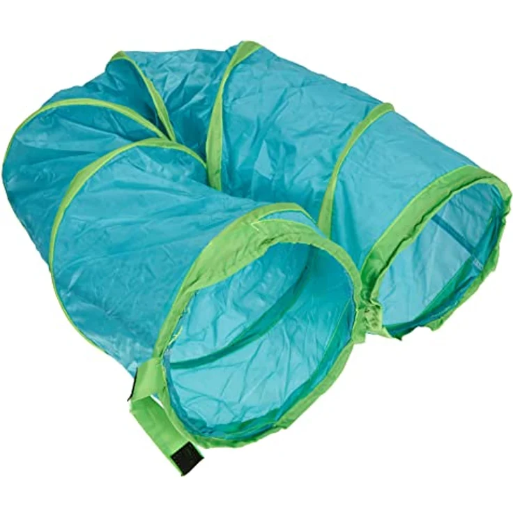 Trixie 62792 Spieltunnel für Kaninchen, Ø 19 × 117 cm, formstabil durch Spiralfeder, erweiterbar mit Zubehör – Bild 1