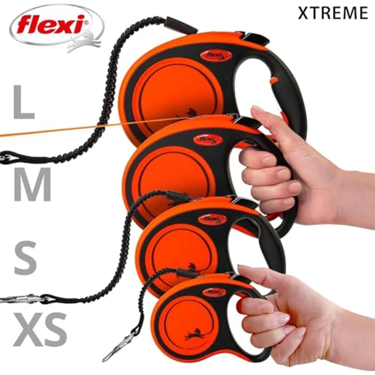 Flexi XTREME S schwarz/orange GURT 5 m – Bild 7