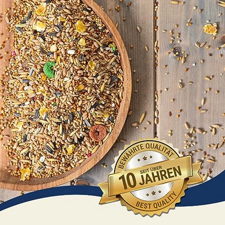 Lyra Pet® Nymphensittichfutter 25 kg | Alleinfutter für Großsittiche | Artgerechte, natürlich Zutaten, energiereich und abwechslungsreich – Bild 4