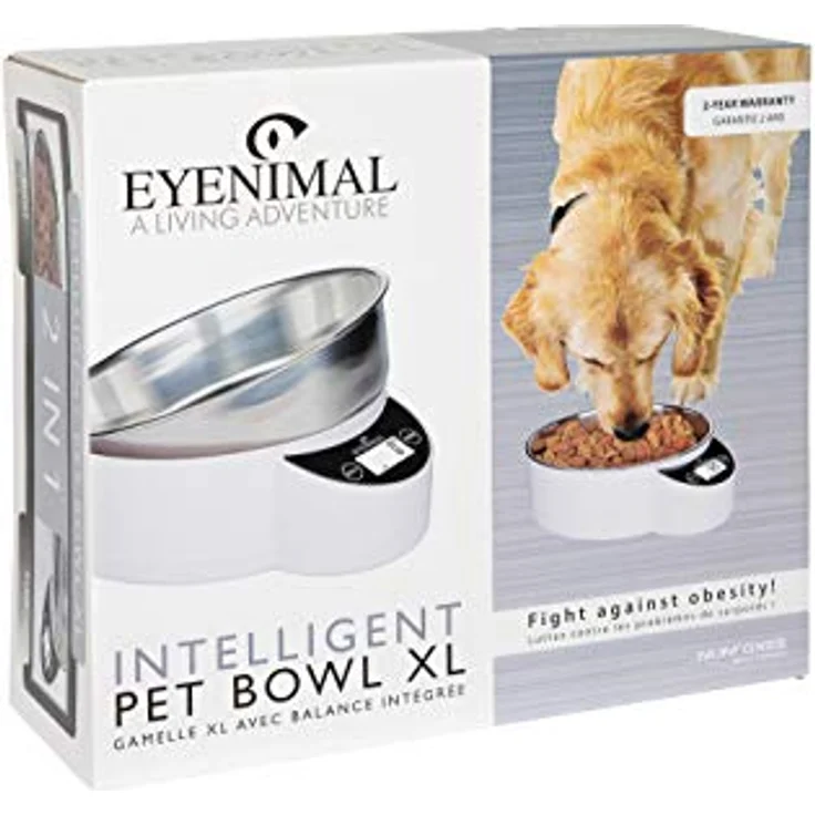 Kerbl EYENIMAL Intelligent Pet Bowl XL,mit Waage, 1,8l, weiß (1.80 l), Futternapf – Bild 5