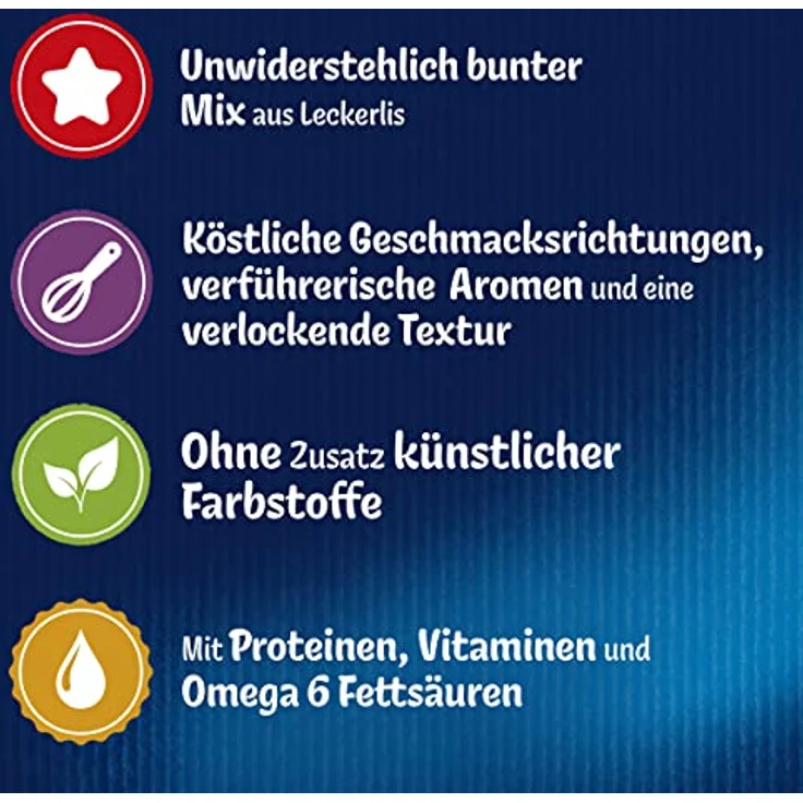 FELIX KnabberMix Milchmäulchen, Katzensnack laktosearm mit Milch-, Joghurt- und Käsegeschmack, 8er Pack (8 x 60g) – Bild 5