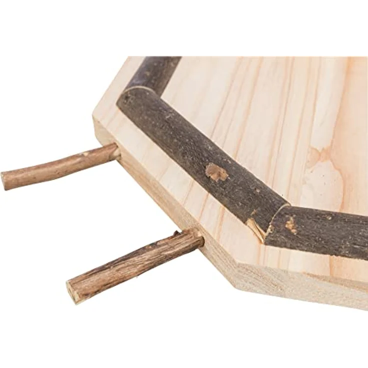 Trixie Landing Area mit Sitzstangen aus Holz, 19 × 19 cm, mit Schraubbefestigung – Bild 4