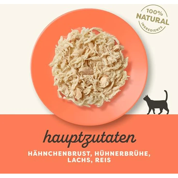 Applaws Natürliches Nassfutter für Katzen, Hühnchen mit Lachs in Brühe, 12 x 70g, 100% natürlich, Premium-Protein, Omega-3 & 6 Unterstützung – Bild 4