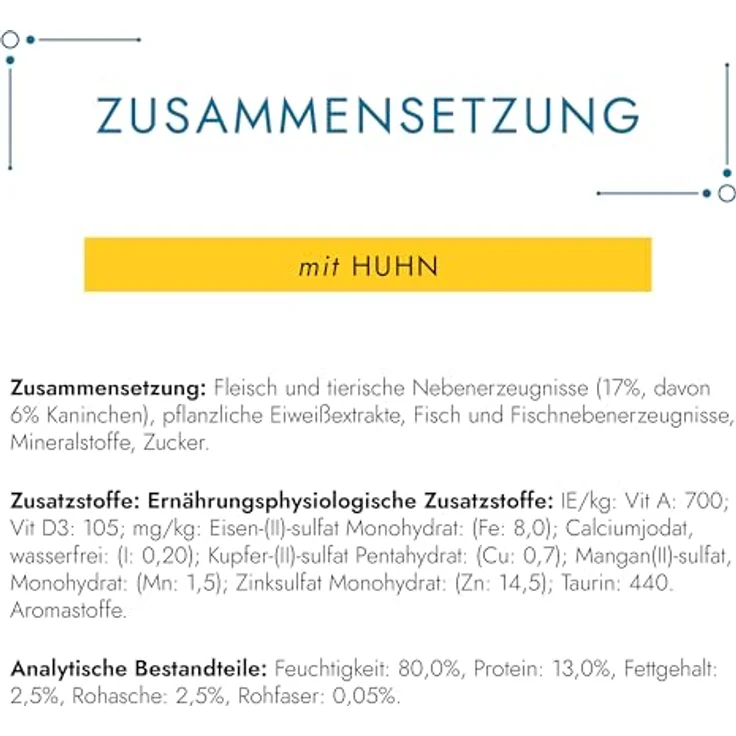 GOURMET Perle Erlesene Streifen in Sauce mit Huhn, Katzen-Nassfutter für ausgewachsene Katzen, 85g Portionsbeutel – Bild 2