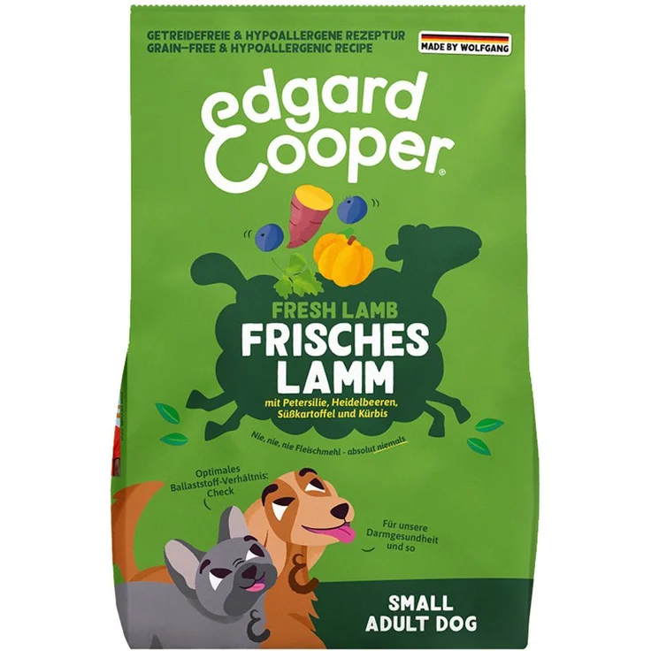 Edgard & Cooper Adult Frisches Lamm S, getreidefreies Hunde-Trockenfutter mit natürlichen Zutaten, 3kg