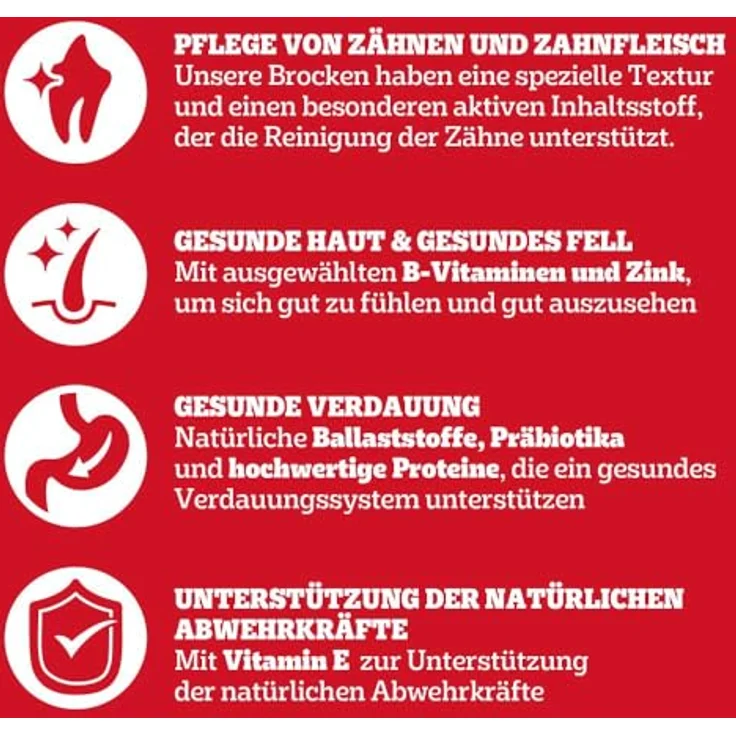 Pedigree Adult Hunde Trockenfutter, mit Rind und Gemüse für kleine Hunde (<10 kg), 6 x 1,4 kg, mit B-Vitaminen und Zink für gesunde Zähne und Verdauung – Bild 3