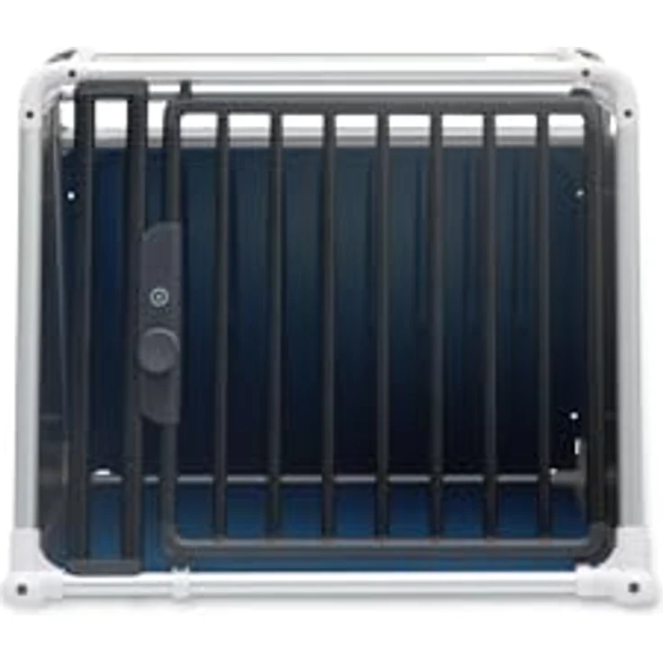 4pets ECO 4 Small Hunde Transport Box, crashgetestet, mit Safelock Türverriegelung und StrapFix Zurrset, inklusive Bodenmatte, Made in Switzerland – Bild 3