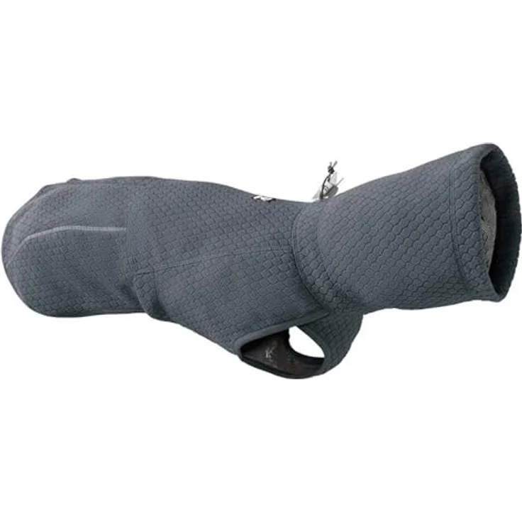 Hurtta Wärmende Midlayer Hundejacke, verstellbar aus robustem recyceltem Material, Schwarz, 30 cm – Bild 1