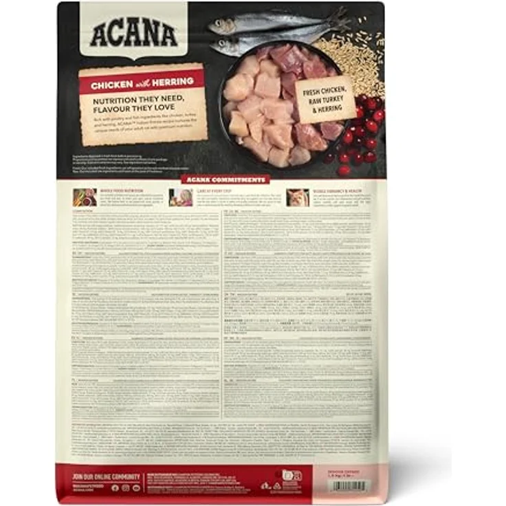 ACANA Cat Indoor Entrée, 1,8kg Trockenfutter für Katzen mit Huhn und Truthahn – Bild 5