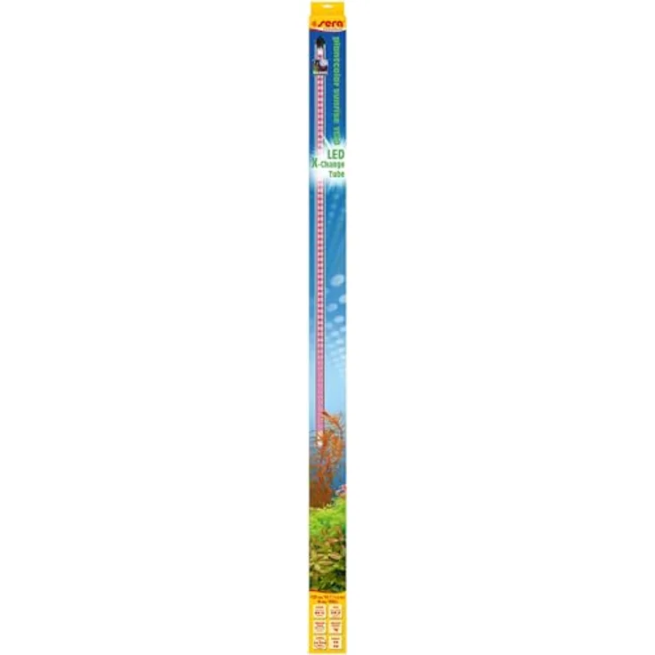 Sera LED Aquariumleuchte plantcolor sunrise, Farbverstärkendes Pflanzenlicht für optimales Wachstum, 1120 mm, 2.450 K, 14 W