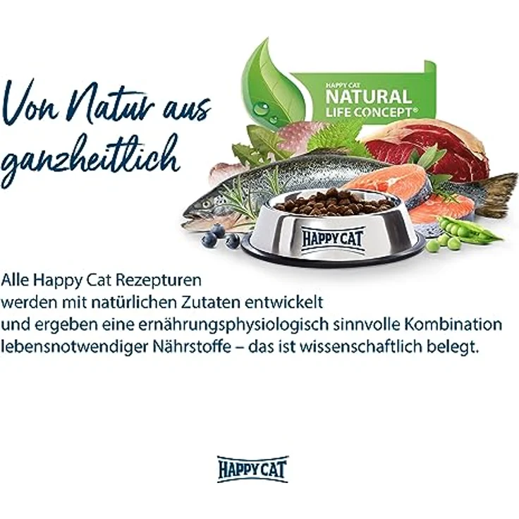 Happy Cat 70485 All Meat Adult Bio Pouch Rind, getreidefreies Katzen-Nassfutter aus biologischer Landwirtschaft, 85g – Bild 3