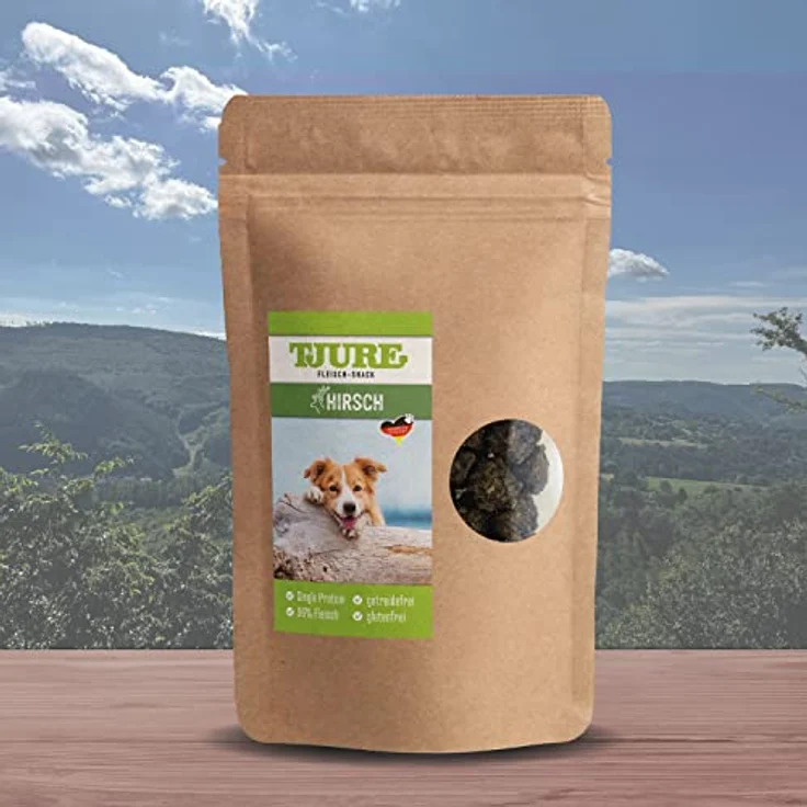 TJURE Hundesnack Box Premium (3 x 150g) | Getreidefreie Trainingsleckerli mit 95% Fleisch in Premium-Sorten Hirsch, Lamm & Pferd | Luftgetrocknet & ohne Zusatzstoffe – Bild 4