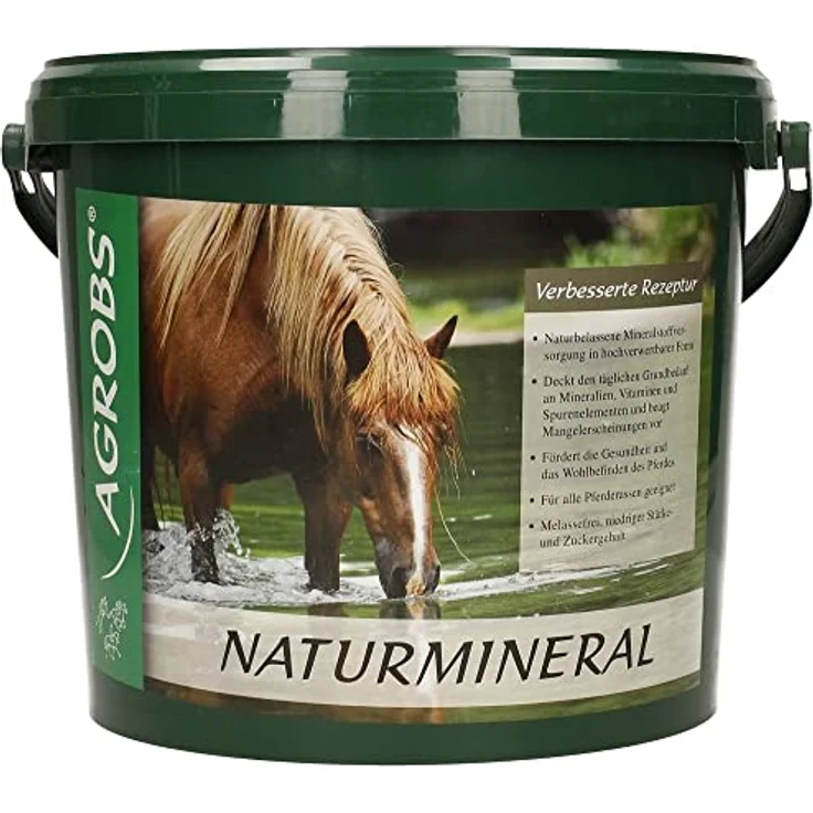 Dhohoo Agrobs Naturmineral, Pferdefutter zur täglichen Grundversorgung mit Mineralien und Vitaminen, 10 kg – Bild 1