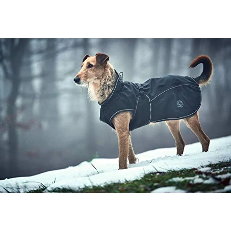 Hunter Hunde-Mantel Uppsala schwarz 35 cm – Bild 10