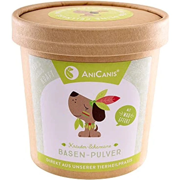 AniCanis Basenpulver für Hunde & Katzen, basisches Ergänzungsfutter zur pH-Wert Unterstützung, 300g, 100% vegan – Bild 1