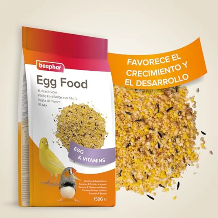 Beaphar Eierpaste für Kanarienvögel, 150 g - Hoher Proteingehalt, fördert Feder- und Eierproduktion, stärkt das Immunsystem – Bild 5