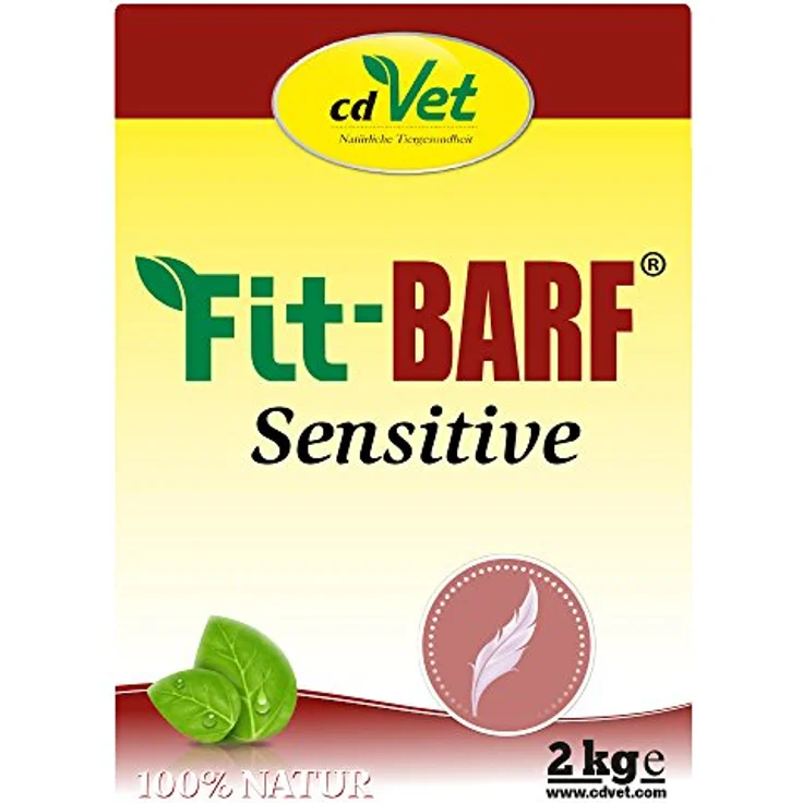 cdVet Fit-BARF Sensitive, getreidefreies Ergänzungsfuttermittel für Hunde und Katzen, 2 kg, Gemüse- und Kräuterpulver für Allergiker und Diätpläne – Bild 2