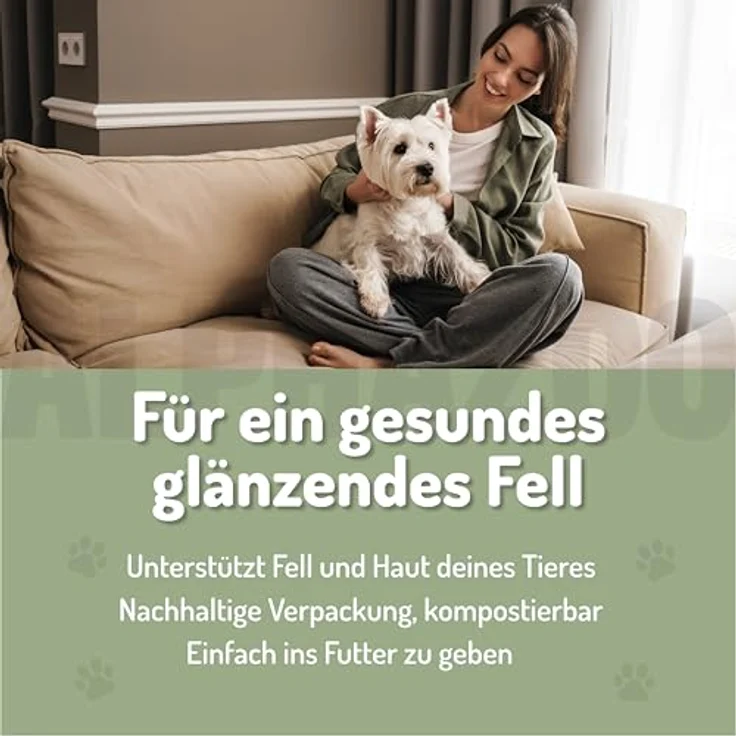 alphazoo Bierhefe Tabletten für Hunde & Katzen, 180g - natürliche Quelle für Vitamin-B-Komplex & Biotin zur Unterstützung von Haut, Fell & Krallen, ohne Zusätze – Bild 2