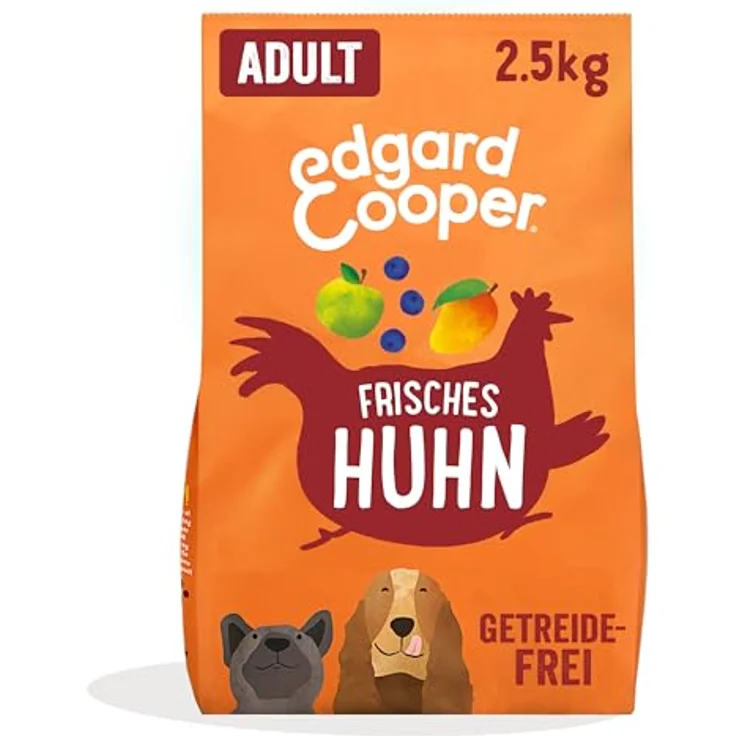 Edgard & Cooper Hundefutter, Trockenfutter für Hunde mit Huhn, getreidefrei, 2.5kg, natürliche Zutaten, voller essentieller Aminosäuren – Bild 1