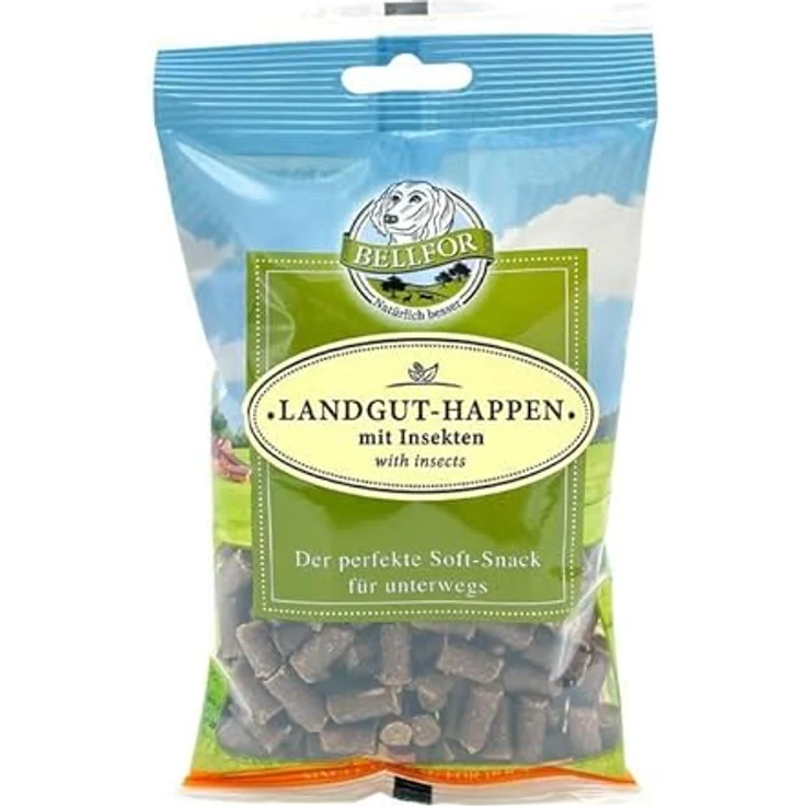 Bellfor Soft-Happen, getreidefreier Soft-Snack für Hunde, hohe Verdaulichkeit, Mix 4 (Huhn, Lachs, Lamm, Insekten), 200 g – Bild 5