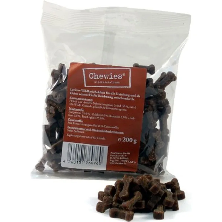 Chewies Knöchelchen - Wild, Hundesnack, 200 g