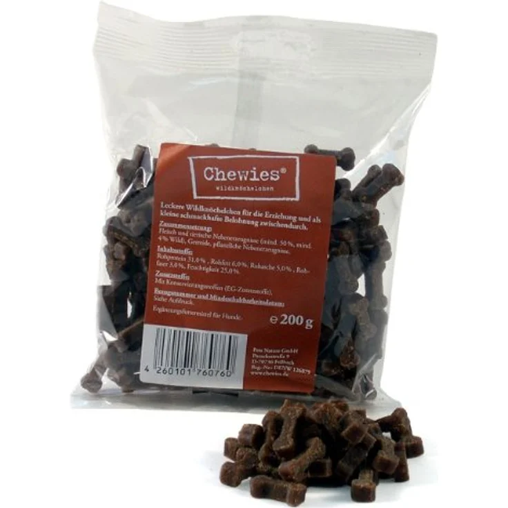 Chewies Knöchelchen - Wild, Hundesnack, 200 g