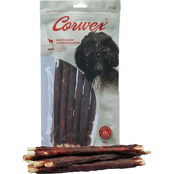 Corwex Kaustange -MAXI- im Pferdemantel, getreidefrei und fettarm, 300g