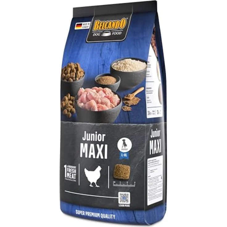 Belcando Junior Maxi Hundefutter, Trockenfutter für Junghunde großer Rassen, Alleinfuttermittel ab 4 Monaten, 1 kg – Bild 3