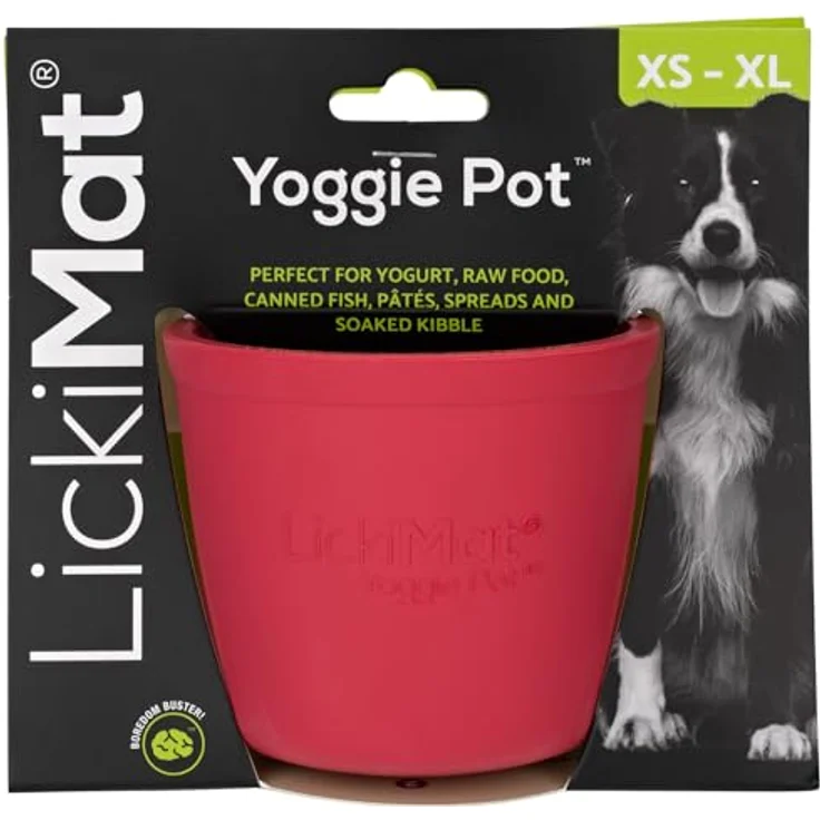 LickiMat Futternapf LickiMat Yoggie Pot, Futternapf in Becherform aus natürlichem Gummi, 9,5 cm Durchmesser, 9 cm Höhe – Bild 2