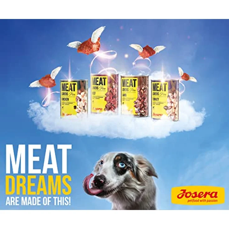 Josera Meat Lovers Pure Multipack, Nassfutter für Hunde, hoher Fleischanteil (68 %), getreidefrei, Alleinfuttermittel, 6x400g – Bild 5