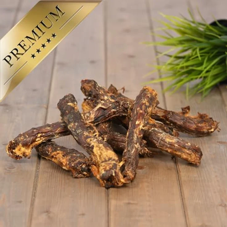 Lyra Pet® Entenhälse, 1 kg naturbelassener Kausnack, fettarm, proteinreich und gut verträglich für Hunde, 100% Natur, reich an Kalzium & Proteinen – Bild 3