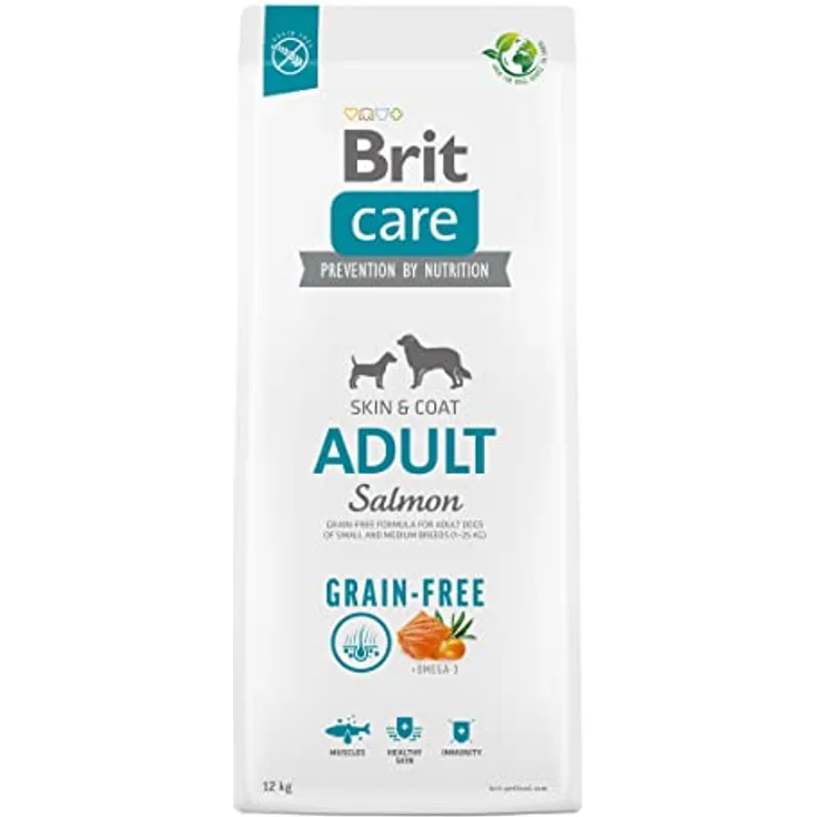 Brit Care Dog Grain Free Adult, Trockenfutter für erwachsene Hunde bis 25 kg, 12 kg