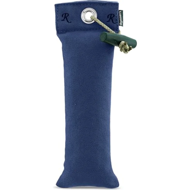 Romneys Junior Dummy 250 g, schwimmfähig für Hunde- und Apportiertraining, robustes Canvas, blau – Bild 1