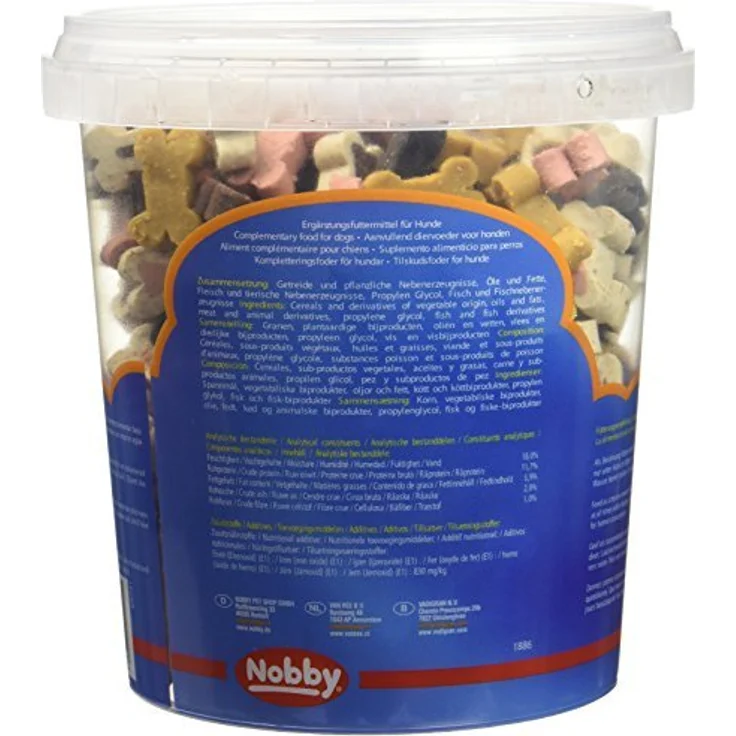 Nobby 69731 StarSnack Party Mix, Hundesnack mit Pansen, Lamm-, Wild-, Geflügel-, Rindfleisch und Lachsöl, 500 g – Bild 2