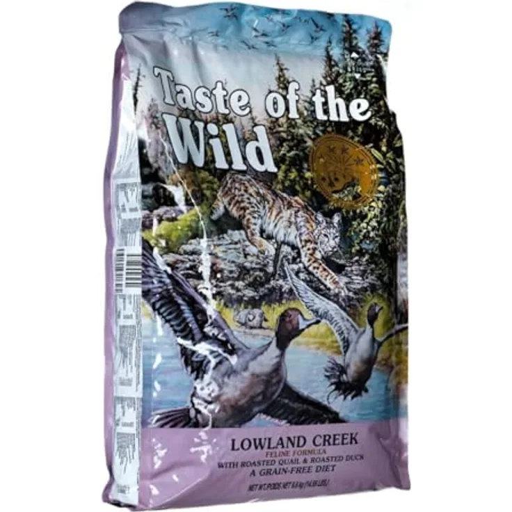 Taste of the Wild Lowland Creek, Katzen-Trockenfutter mit taurinhaltiger Rezeptur und artspezifischen Probiotika, 6 kg