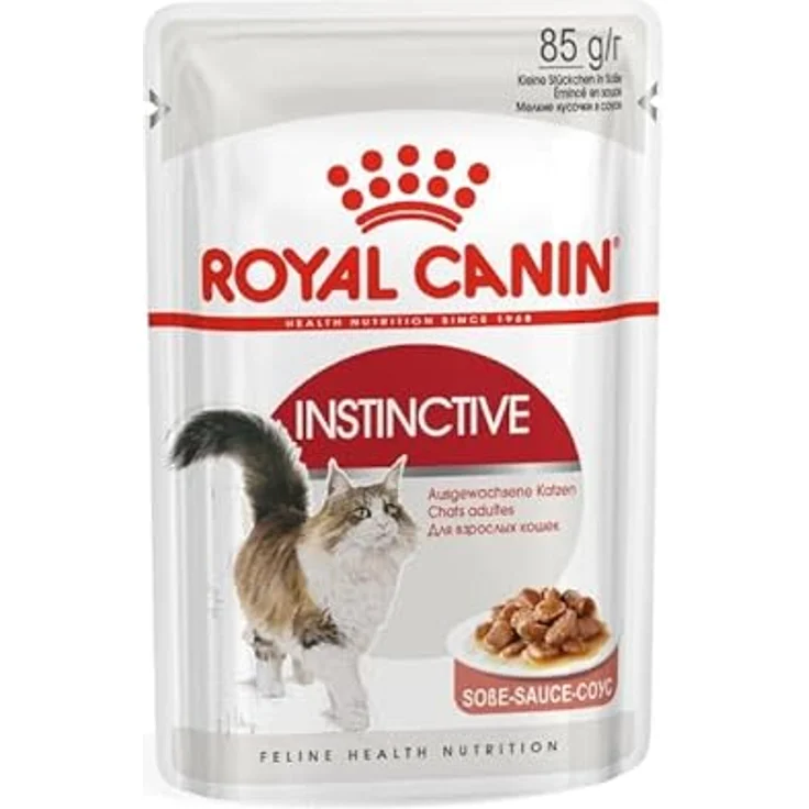 Royal Canin Instinctive in Soße, Katzen-Nassfutter, Sparpaket 24 x 85 g, für wählerische Katzen, optimale Nährstoffstrukturen, unterstützt gesunde Harnwege – Bild 3