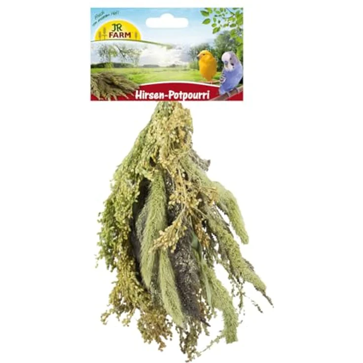 JR FARM Birds Hirsen-Potpourri, 50 g natürliche Nahrungsergänzung für Vögel mit sonnengereiften Saaten, made in Germany – Bild 3
