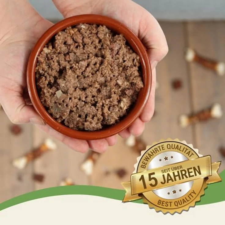 Lyra Pet Lecker.Pet® Gino's Feine Paté 22 x 150 g, Hunde Nassfutter reich an Rind, getreidefrei & glutenfrei, hochverdaulich, ohne Zuckerzusätze, reich an Proteinen & Mineralien – Bild 3